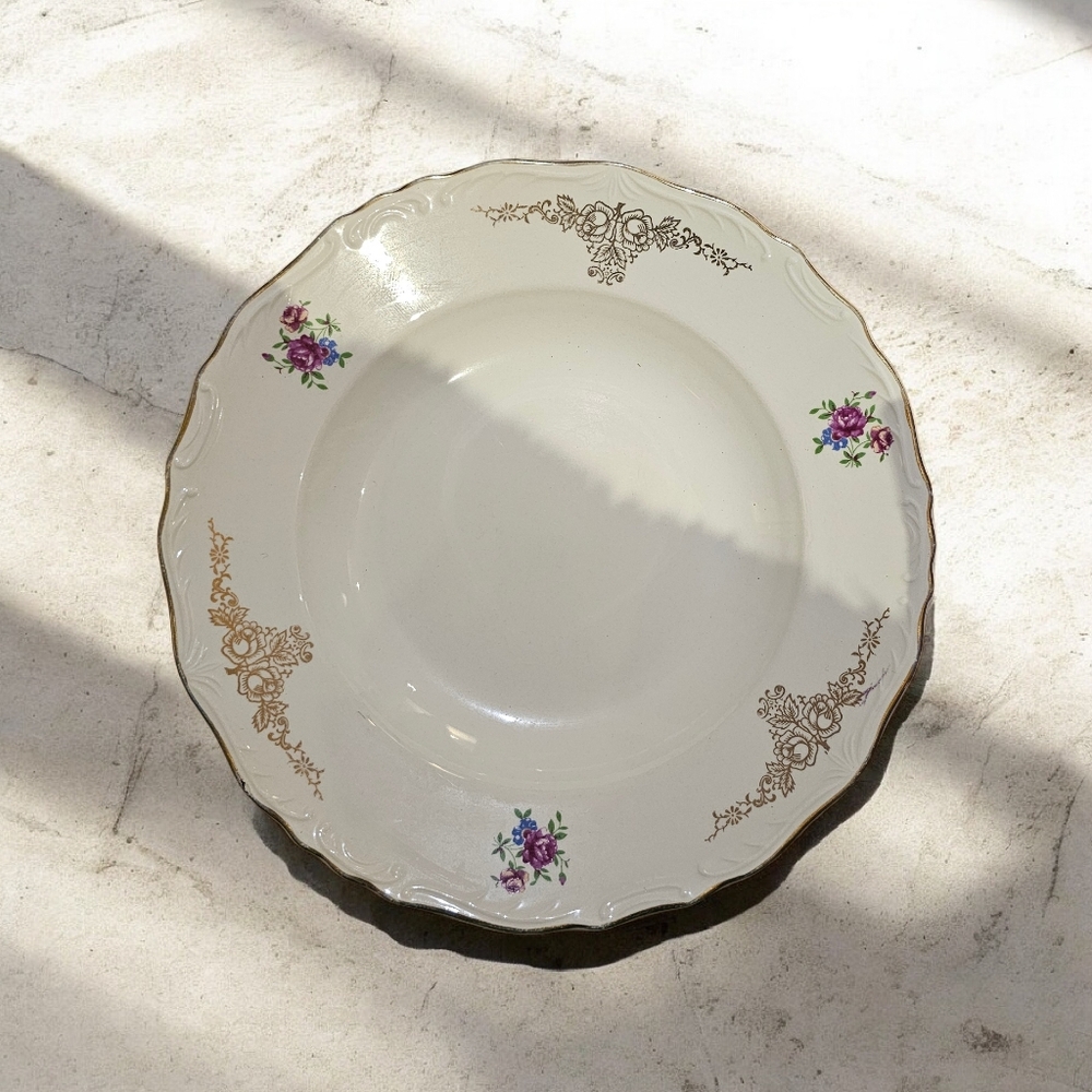 Vintage Set of 6 soup plates Special Production for M.E.C. #725